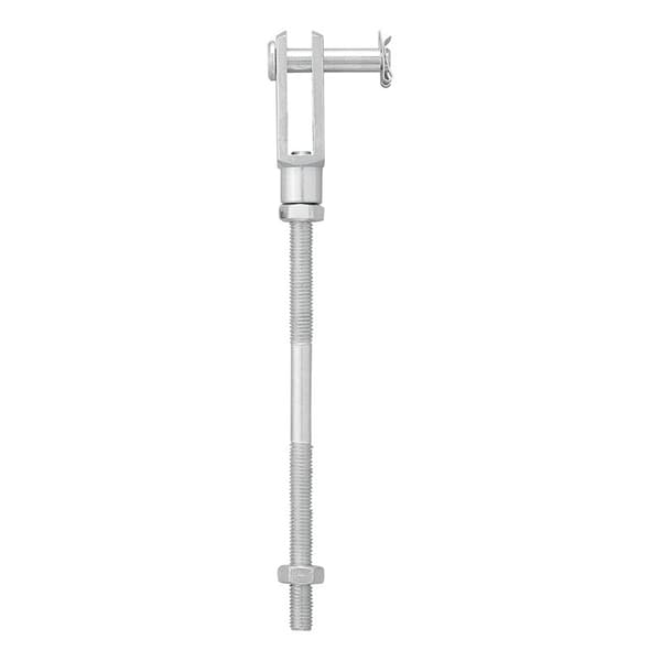 Trailerbremsestang 160mm med gaffel M8
