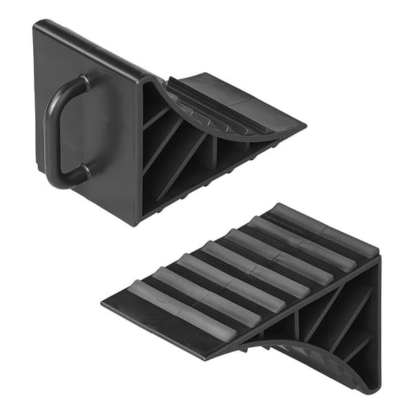 Hjulkloss plast med handtag - set med 2 delar