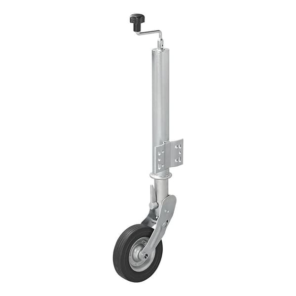 Jockey-pyörä 60mm metallivanne umpikumirenkaalla 200x60 taitettava