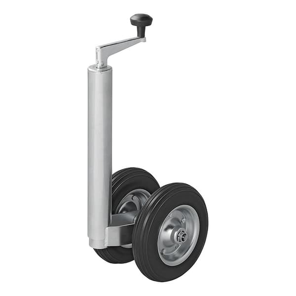 Dobbelt støttehjul 48mm med solide PU-dekk 200 x 50 mm