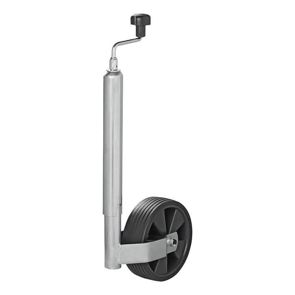 Jockey-pyörä 48mm muovivanne umpikumirenkaalla 220x70mm