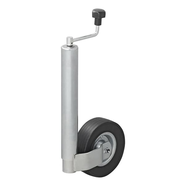 Jockey-pyörä 60mm metallivanne umpikumirenkaalla 220x65mm