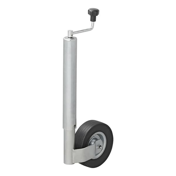 Jockey-pyörä 60mm metallivanne umpikumirenkaalla 220x65mm