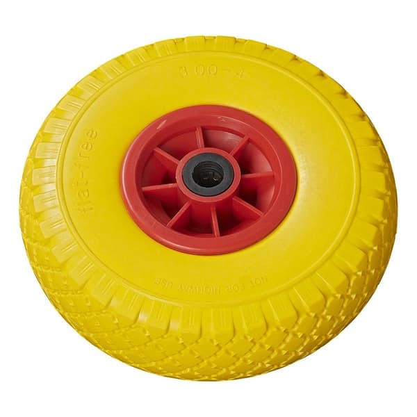 PU-rengas muovivanteella 10" 3,00-4