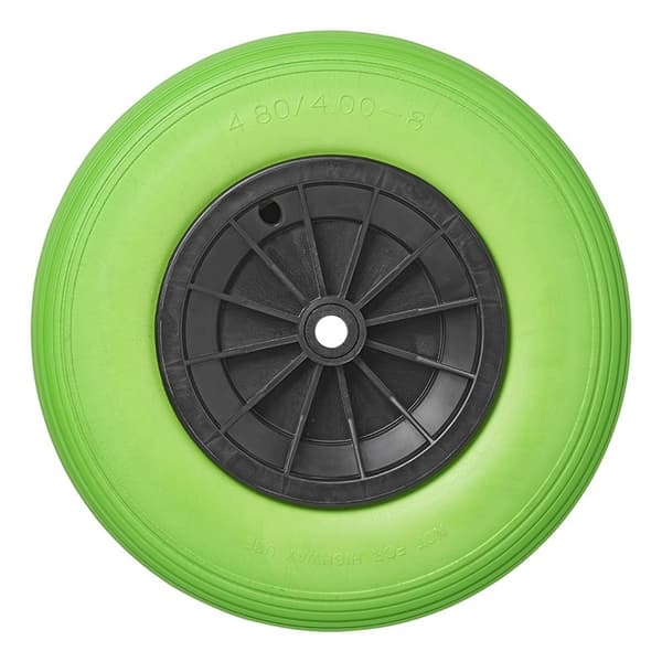 PU-rengas muovivanteella 16" 4.00-8