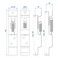 Miniatyrbilde 6 av 6: Nummerskiltklemme 2 stk i blister