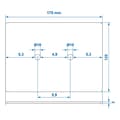 Miniatyrbilde 2 av 2: Bakplate for 342138 og 342134