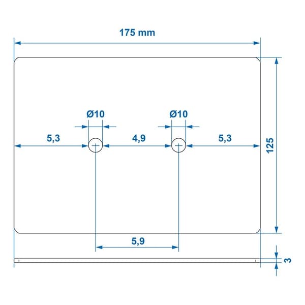 Bakplate for 342138 og 342134