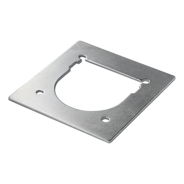 Bagplade til surringsanker enkelt 142x132mm