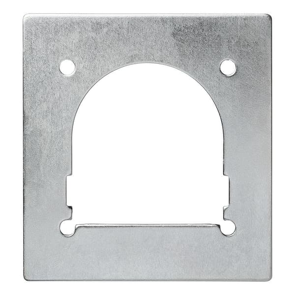 Bagplade til surringsanker enkelt 142x132mm