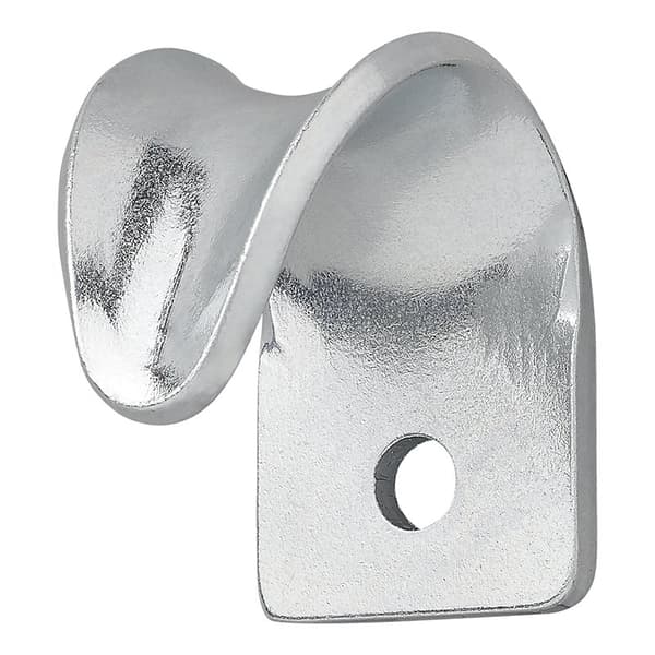 Ruuvattava metallikoukku 37 x 25 x 3 mm