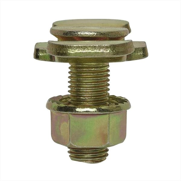Dubbfäste dubbel med bult 3/8" i blister