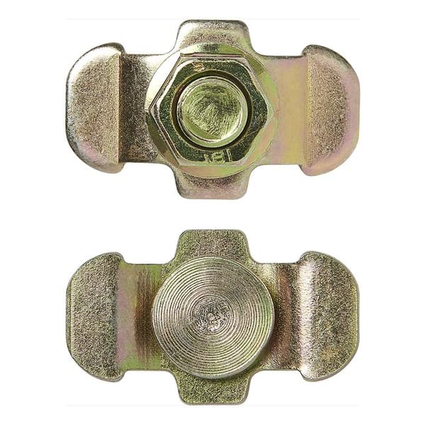 Dubbfäste dubbel med bult 3/8" i blister