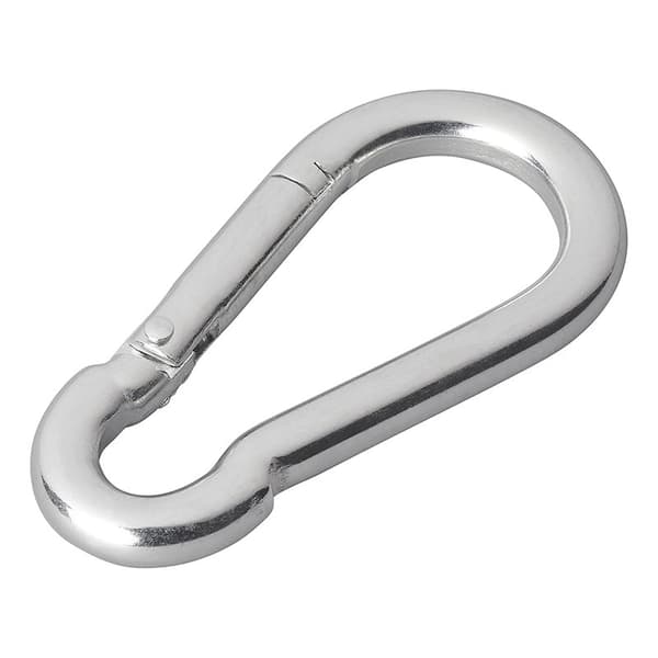 Karabiinikoukku metalli 8x80mm