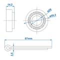 Miniatyrbilde 7 av 7: Konisk rullelager 45449/45410 29x50,3x15,5