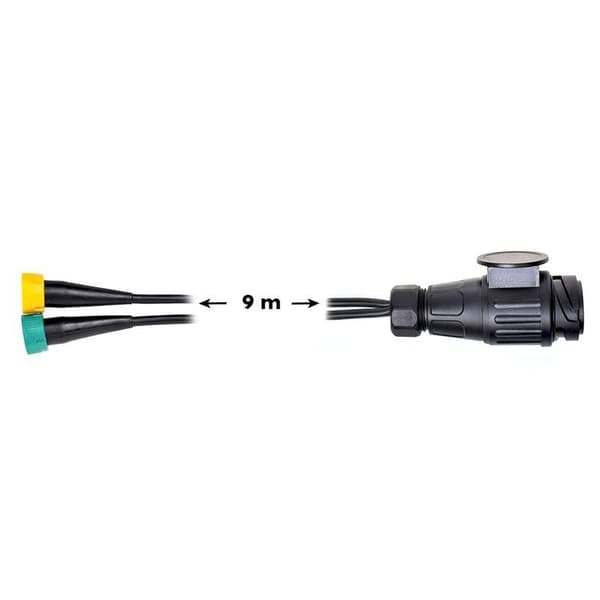 Ledningsnet 9M med stik 13-polet og 2x stik 5-polet