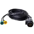 Miniatyrbillede 1 af 2: Ledningsnet 9M med stik 13-polet og 2x stik 5-polet