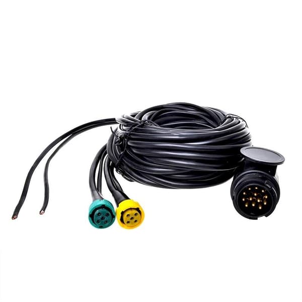 Ledningsnet 9M med stik 13-pin og 2x stik 5-pin + 6M DC