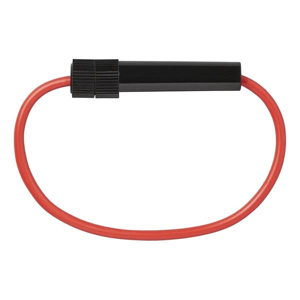 Sikringsholder in-line for glasssikring