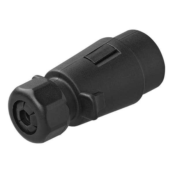 Plugg 7-pins PVC med hunnkobling i blister