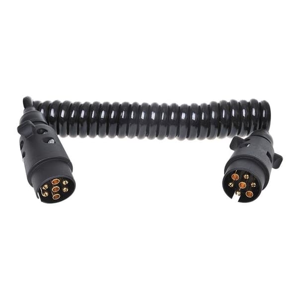 Spiralkabel 3M 2x 7-pins plugg PVC i blister