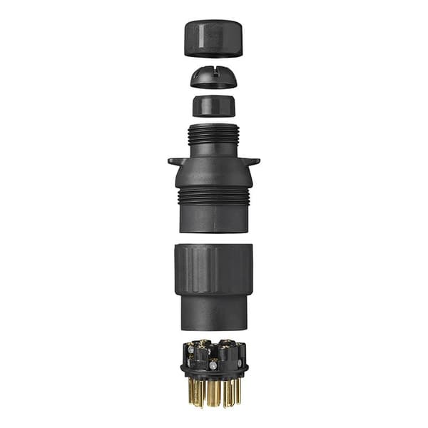 Plugg 13-pins PVC Multicon West type