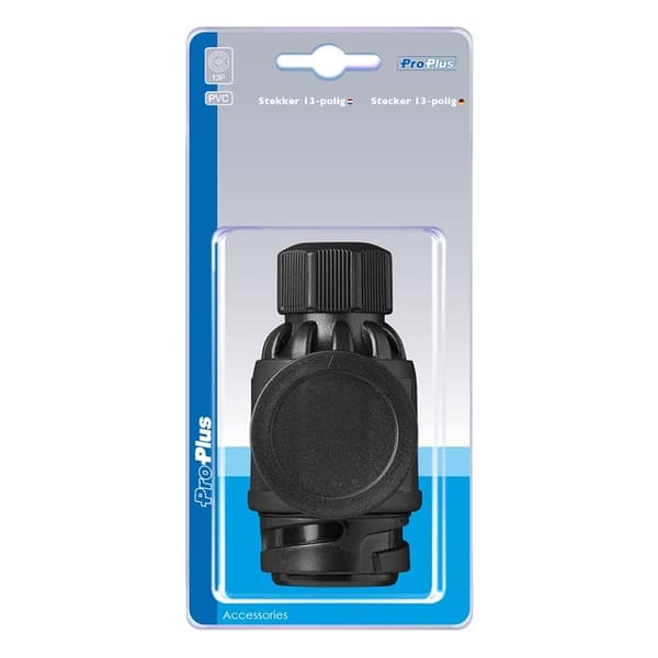 Plugg 13-stift PVC Jaeger typ i blister