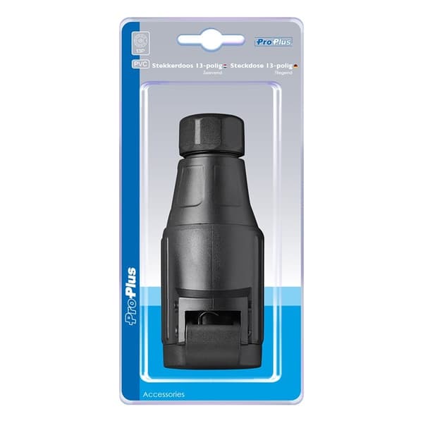 Sokkel 13-pin PVC flyvende i blister