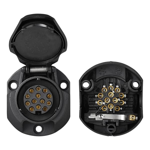 Sokkel 13-pins PVC Jaeger type