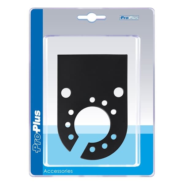 Monteringsplate metall 12 x 8 cm i blister