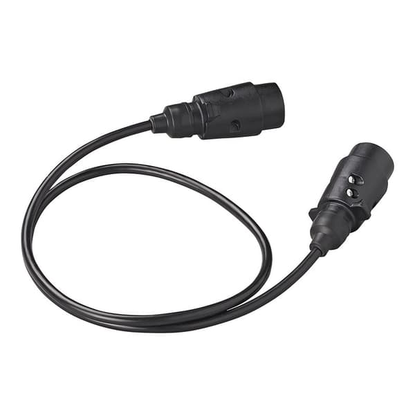Forlængerkabel 1M med 2x 7-polet stik PVC