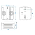 Miniatyrbillede 7 af 7: Baglygte 4 funktioner 98x104mm