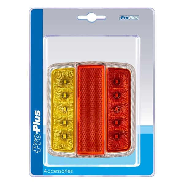Baklykt 4 funksjoner 98x105mm 14LED PM i blister