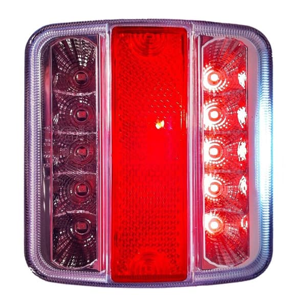 Baglygte 4 funktioner 98x105mm 14LED i blister
