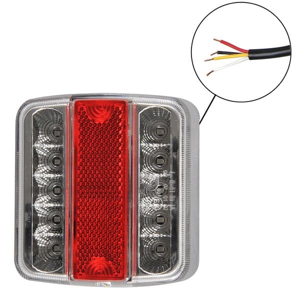 Baglygte 4 funktioner 98x105mm 14LED i blister