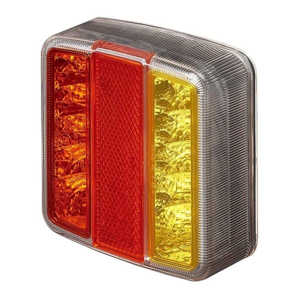 Baklykt 4 funksjoner 98x105mm 14LED PM