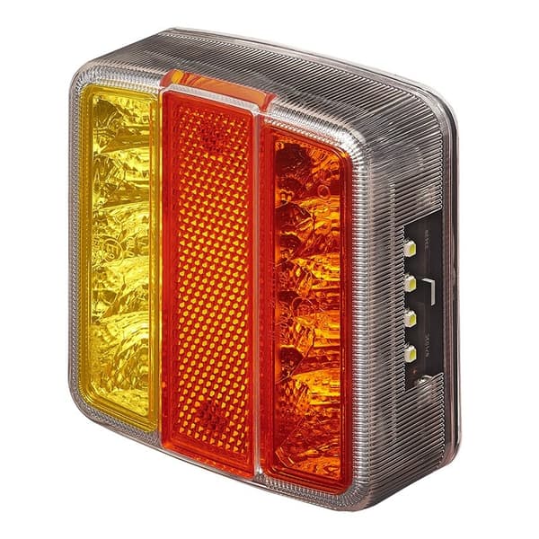 Baklykt 4 funksjoner 98x105mm 14LED PM
