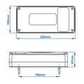 Miniatyrbilde 4 av 4: Baklykt 6 funksjoner 215x100mm igjen i blister