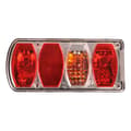 Miniatyrbilde 1 av 3: Baklykt 6 funksjoner 222x100mm venstre