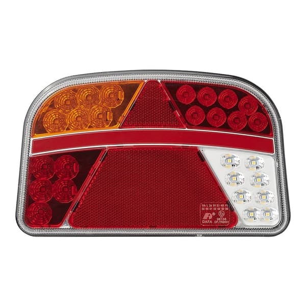 Baklykt 6 funksjoner 240x150mm LED venstre