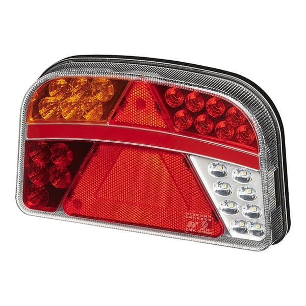 Baklykt 6 funksjoner 240x150mm LED venstre
