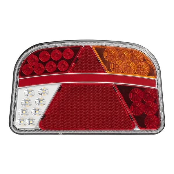 Baglygte 6 funktion 240x150mm LED højre i blister
