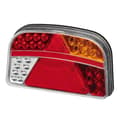 Miniatyrbillede 2 af 7: Baglygte 6 funktion 240x150mm LED højre i blister