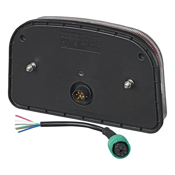 Baglygte 6 funktioner 240x150mm LED højre