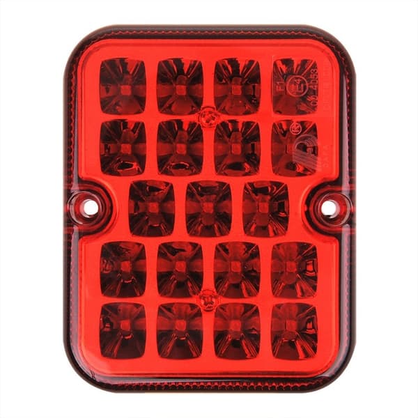 Tågebaglygte 100x81mm 19LED