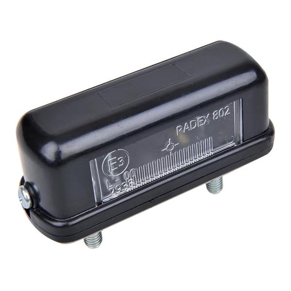 Nummerskiltlampe 85x35mm i blister