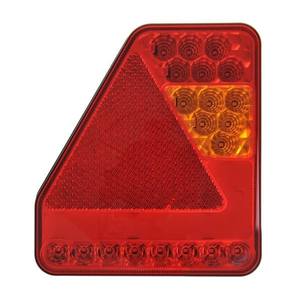 Baklykt 5 funksjoner 208x188mm 22LED venstre UK