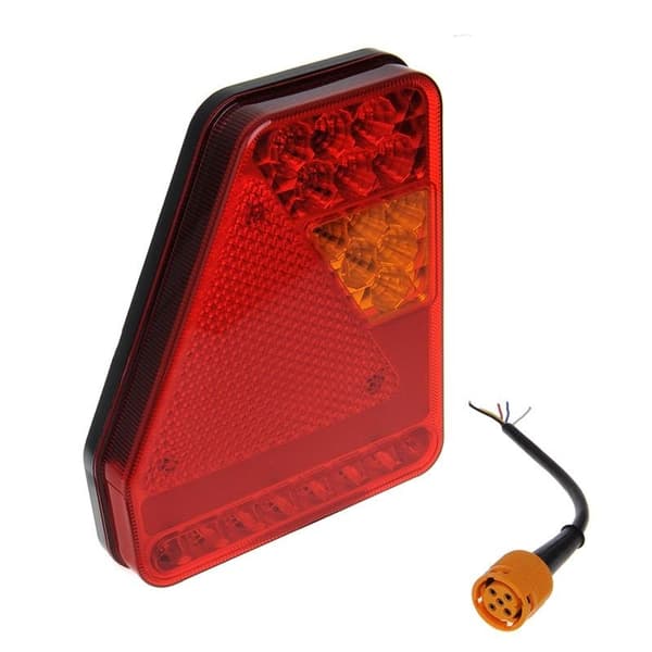 Baklykt 5 funksjoner 208x188mm 22LED venstre UK