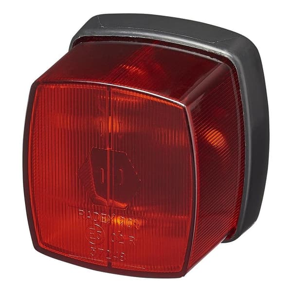 Bakre positionslykta röd 66x62mm