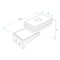 Miniatyrbillede 7 af 7: Sidemarkeringslygte rav 110x45x51mm
